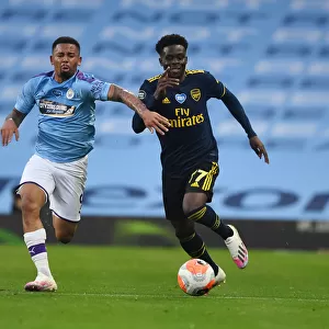 Clash of Stars: Bukayo Saka vs. Gabriel Jesus - Premier League Showdown (Manchester City vs. Arsenal FC, 2019-20)