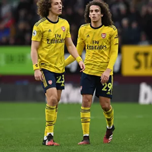 David Luiz and Matteo Guendouzi in Action: Burnley vs Arsenal, Premier League 2019-20