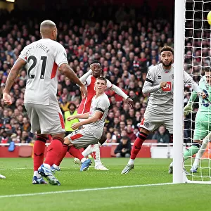 Eddie Nketiah Scores His Second Goal: Arsenal's Victory Against Sheffield United (2023-24 Premier League)