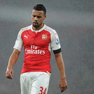 Francis Coquelin: In Action for Arsenal Against Everton, Premier League 2015/16