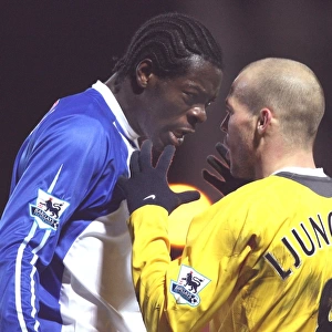 Freddie Ljungberg vs. Shabani Samba: Arsenal's Edge in the 1:0 FA Cup Victory over Blackburn Rovers, 2007