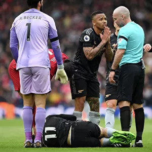 Gabriel Jesus Pleads to Referee Amidst Dramatic Liverpool vs. Arsenal Clash (2022-23)