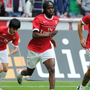 Gervinho in Action: Arsenal vs. Cologne Pre-Season Friendly