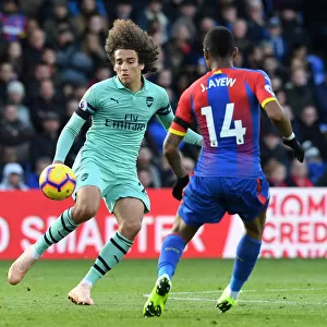 Guendouzi vs Ayew: Intense Battle in Crystal Palace vs Arsenal FC Premier League Clash