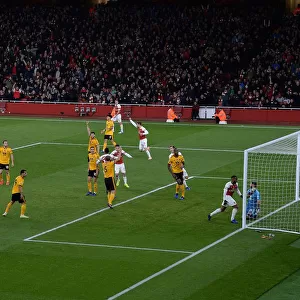 Henrikh Mkhitaryan's Goal Celebration: Arsenal FC vs. Wolverhampton Wanderers, Premier League 2018-19