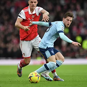 Intense Rivalry: Xhaka vs. Jensen - Arsenal vs. Brentford's Premier League Showdown