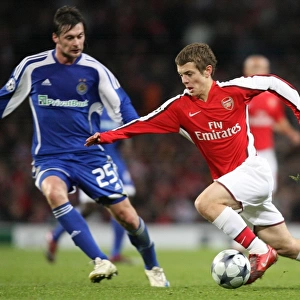 Jack Wilshere (Arsenal) Artem Milevskiy (Dynamo Kyiv)