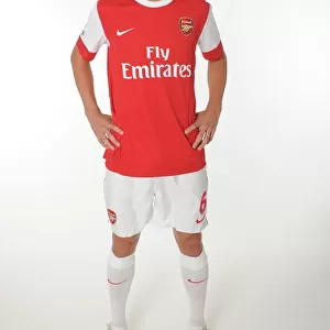 Laurent Koscielny (Arsenal). Arsenal 1st Team Photocall and Membersday