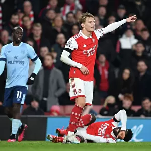 Martin Odegaard's Brilliant Performance: Arsenal's Victory Over Brentford at Emirates Stadium