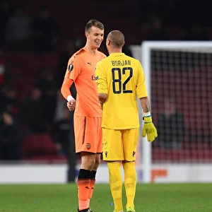Matt Macey and Ricardinho Clash After Arsenal's Europa League Encounter vs Crvena Zvezda