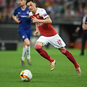 Mesut Ozil in Action: Arsenal vs. Chelsea UEFA Europa League Final, Baku 2019