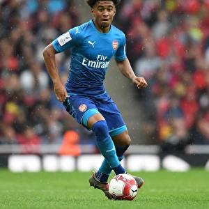 Reiss Nelson in Action: Arsenal vs SL Benfica, Emirates Cup 2017-18