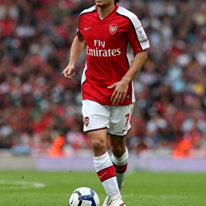 Tomas Rosicky in Action: Arsenal's Win Against Atletico Madrid, Emirates Cup 2009 (2:1)