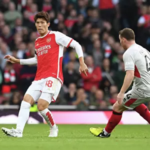 Tomiyasu's Star Performance: Arsenal Overpowers Sheffield United (2023-24)
