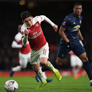 Torreira in Action: Arsenal vs Manchester United - FA Cup 2018-19