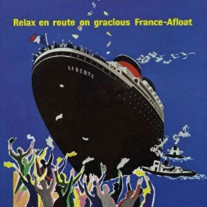 French Line 1950s UK boats ships cruises holidays