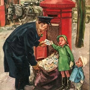 John Bull 1950s UK postman postmen post-boxes magazines pillar boxes