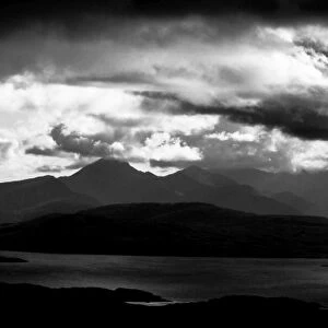 A view of Skye from the Bealach na Ba, Scotland
