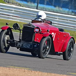 VSCC Spring Start Silverstone 17th April 2021 Fine Art Print Collection: Fox and Nicholl Trophy Race