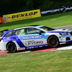 Print of Jason Plato's Subaru Levorg GT at Brands Hatch Print of Jason Plato's Subaru Levorg GT at Brands Hatch