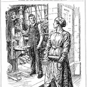 During the 1914-18 war women in Britain took over the jobs of men sent ot the Front