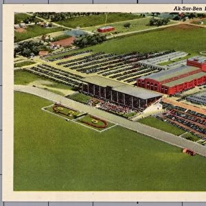 Ak-Sar-Ben Field and Coliseum. ca. 1941, Omaha, Nebraska, USA, Ak-Sar-Ben Field and Coliseum, Omaha, Neb