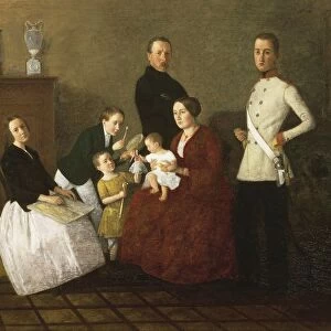 Austria, Vienna, Middle-Class Family in Vienna