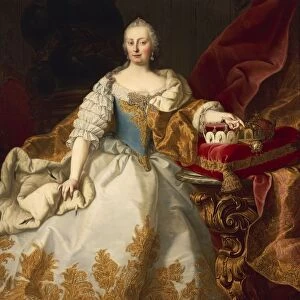 Austria, Vienna, Portrait of Maria Theresa Habsburg, Holy Roman Empress