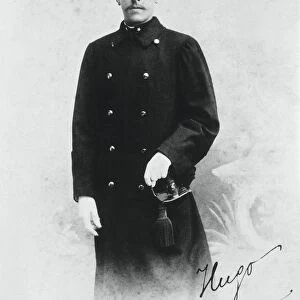 Austria, Vienna, Portrait of writer Hugo von Hofmannsthal in military uniform