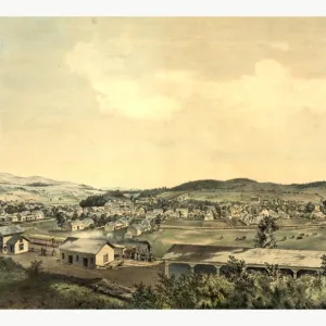 1859 Metal Art Print Collection: January