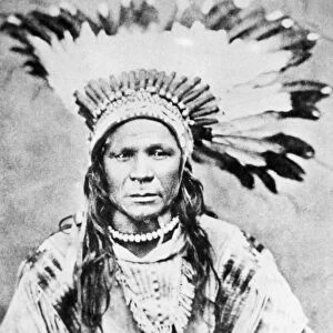 Chief Crow Flies High, North American Indian chief
