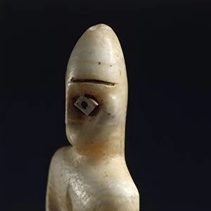 Detailof alabaster female figure, from Tell es-SawwanIraq