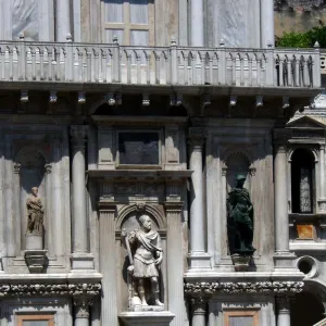 Detile of Doges Palace Courtyard