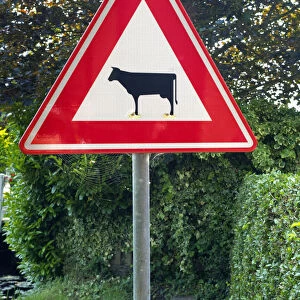 A Dutch joke - road sign in Marken, the Netherlands