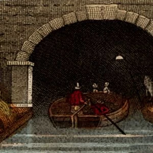 Entrance to the first Harecastle tunnel on the Grand Trunk (later Trent and Mersey) Canal