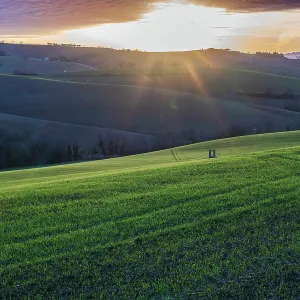 Countryside Landscape Print, Macerata Region, Italy
