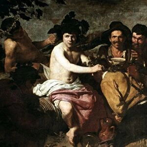 Feast of Bacchus also called The Drinkers. Diego Velasquez (1599-1660)