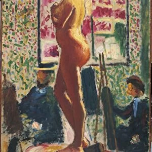 France, Bordeaux, Nude in the Atelier