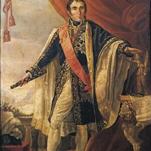 France, Portrait of Jean Andre Massena, French military commander