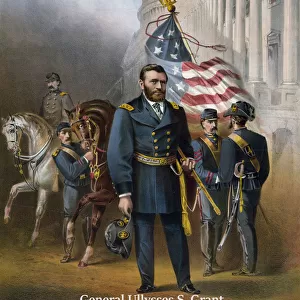 General Ulysses S. Grant standing at the U. S. Capitol