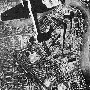 German air raid over central London 1940, Blitz, World War II