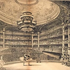 Germany, Berlin, Interior of the Paris Opera during a performance