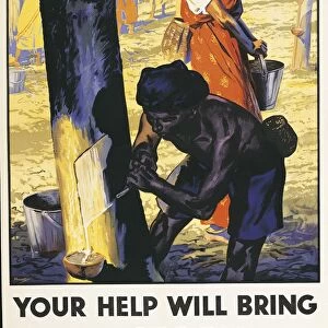 Your help will bring Victory, propaganda poster from World War II, illustration by Nunney