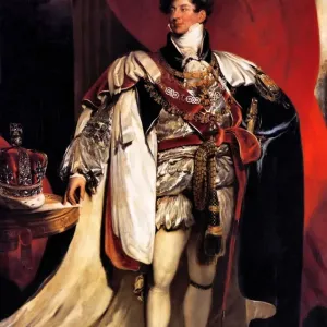 George IV Print, Prince Regent Portrait by Thomas Lawrence George IV Print, Prince Regent Portrait by Thomas Lawrence