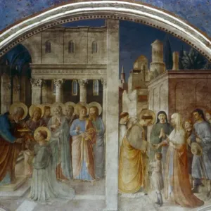 Print of St Stephen's Ordination by Fra Angelico Print of St Stephen's Ordination by Fra Angelico