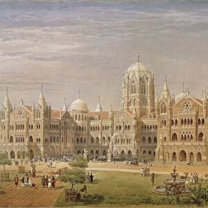 India, Bombay, Victoria Terminus Station, today Chhatrapati Shivaji Terminus