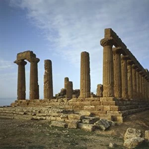 Italy, Sicily Region, Agrigento Province, Agrigento, Valley of Temples, Temple of Juno Lacinia
