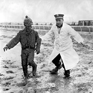 Jockey Rescued From The Mud