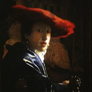 Johannes Vermeer (1632-1675), The Girl With the Red Hat, 1665