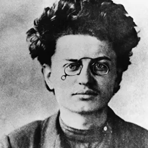 Leon trotsky (lev davidovich bronstein), 1879-1940, soviet revolutionary, as a young man before the russian revolution